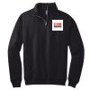 8-ounce, 50/50 cotton/poly NuBlend® 1/4 Zip Sweatshirt Thumbnail